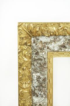 19th Century Gilt Wood Framed Beveled Wall Mirror - 2288591
