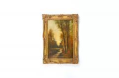 19th Century Gilt Wood Framed Oil Canvas Painting - 2478604