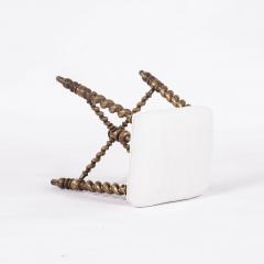 19th Century Giltwood Barley Twist Stool - 4519958