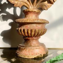 19th Century Giltwood Baroque Church Altar Vase - 3041892