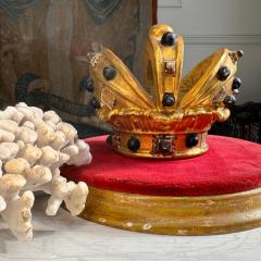 19th Century Giltwood and Gesso Catholic Processional Crown - 4124073