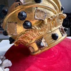 19th Century Giltwood and Gesso Catholic Processional Crown - 4124075