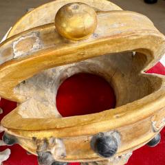 19th Century Giltwood and Gesso Catholic Processional Crown - 4124077