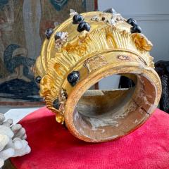 19th Century Giltwood and Gesso Catholic Processional Crown - 4124078