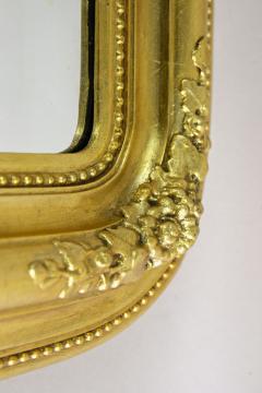 19th Century Golden Biedermeier Wall Mirror With Floral Design Austria ca 1840 - 4531863