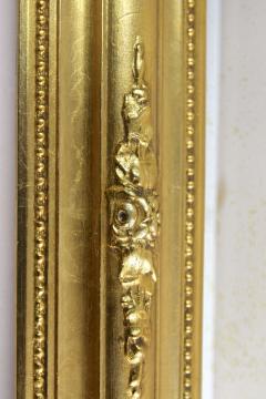 19th Century Golden Biedermeier Wall Mirror With Floral Design Austria ca 1840 - 4626530