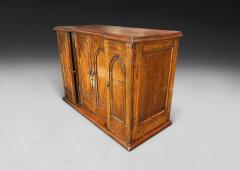 19th Century Gothic Oak Collectors Cabinet - 4764035