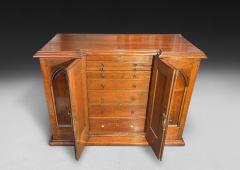 19th Century Gothic Oak Collectors Cabinet - 4764038