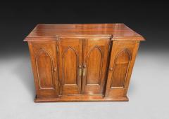 19th Century Gothic Oak Collectors Cabinet - 4764039