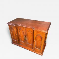 19th Century Gothic Oak Collectors Cabinet - 4764693