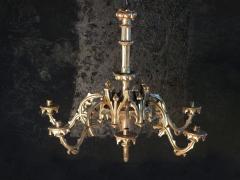 19th Century Gothic Revival Giltwood Chandelier - 655784