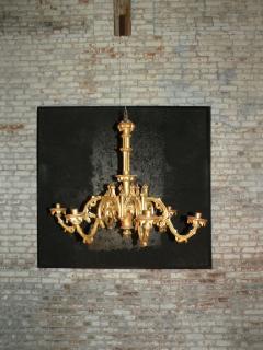 19th Century Gothic Revival Giltwood Chandelier - 655788