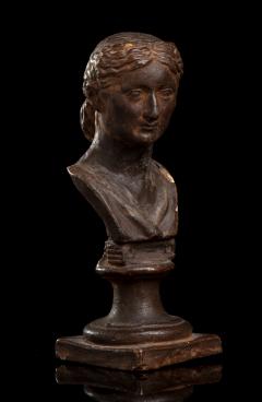 19th Century Grand Tour Terracotta Portrait Figurative Sculpture Helen of Troy - 2484176