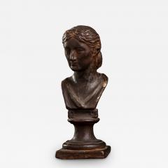 19th Century Grand Tour Terracotta Portrait Figurative Sculpture Helen of Troy - 2486377