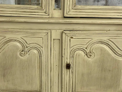 19th Century Gustavian Bookcase Cabinet Cupboard Antiqued Mirror French - 2489027