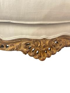 19th Century Hand Carved French Gold Gilt Ottoman - 4048337