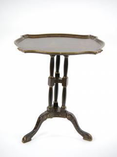 19th Century Hand painted Decorated Victorian Chinoiserie Tripod Side Table - 3283248