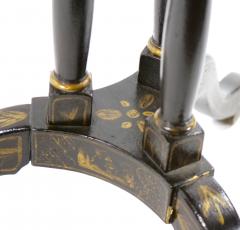 19th Century Hand painted Decorated Victorian Chinoiserie Tripod Side Table - 3283253