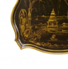 19th Century Hand painted Decorated Victorian Chinoiserie Tripod Side Table - 3283255