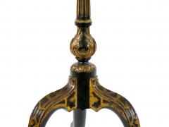 19th Century Hand painted Victorian Chinoiserie Tripod Side Table - 3283261