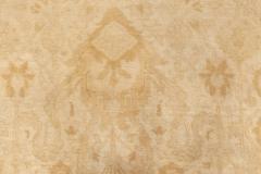 19th Century Indian Amritsar Beige Camel and Caramel Handwoven Wool Rug - 2461516