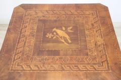 19th Century Inlaid Walnut Antique Tripod Table or Pedestal Table - 3591384