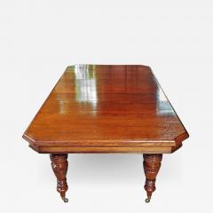 19th Century Irish Country Squires Oak Telescopic Dining Table - 1699558