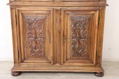 19th Century Italian Antique Cabinet in Solid Carved Walnut - 2958628