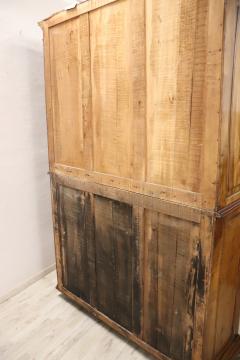 19th Century Italian Antique Cabinet in Solid Carved Walnut - 2958633