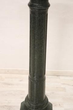 19th Century Italian Antique Column in Green Marble from the Alps - 2891357