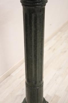 19th Century Italian Antique Column in Green Marble from the Alps - 2891361