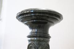 19th Century Italian Antique Column in Green Marble from the Alps - 2921618