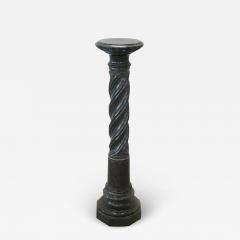 19th Century Italian Antique Column in Green Marble from the Alps - 2923555