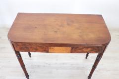 19th Century Italian Antique Console Table in Walnut with Opening Top - 3100727