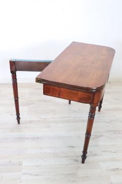 19th Century Italian Antique Console Table in Walnut with Opening Top - 3100729