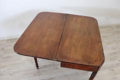 19th Century Italian Antique Console Table in Walnut with Opening Top - 3100732