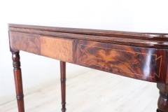 19th Century Italian Antique Console Table in Walnut with Opening Top - 3100734