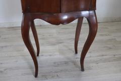 19th Century Italian Antique Nightstand in Solid Walnut - 3691078