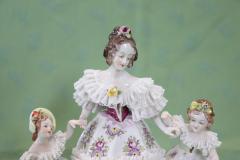 19th Century Italian Antique Porcelain Sculpture by Capodimonte - 3153542