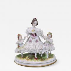 19th Century Italian Antique Porcelain Sculpture by Capodimonte - 3153943