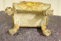 19th Century Italian Antique Reliquary in Silvered and Gilded Wood - 2279978