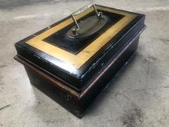 19th Century Italian Antique Safe Iron Box - 559521