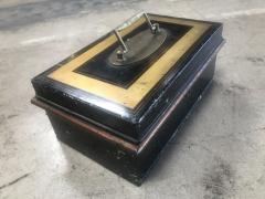 19th Century Italian Antique Safe Iron Box - 559522
