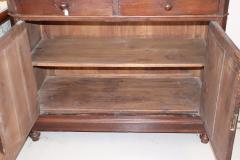 19th Century Italian Antique Sideboard in Walnut Veneer - 4057199