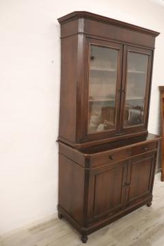 19th Century Italian Antique Sideboard in Walnut Veneer - 4057202