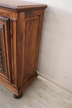 19th Century Italian Antique Sideboard or Buffet in Solid Carved Walnut - 2958564