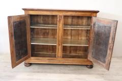 19th Century Italian Antique Sideboard or Buffet in Solid Carved Walnut - 2958567