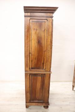 19th Century Italian Antique Small Cabinet in Solid Carved Walnut - 2995034