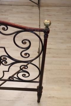 19th Century Italian Antique Wrought Iron Pair of Single Beds - 3370574