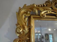 19th Century Italian Baroque Style Giltwood Mirror - 3638182